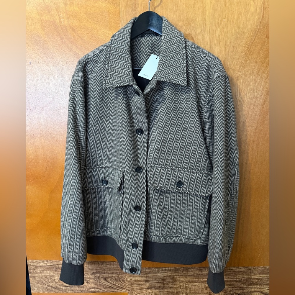 Jason Wu Brown Herringbone wool Jacket